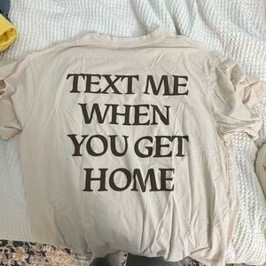 Lonely Ghost text me when you get home tshirt
